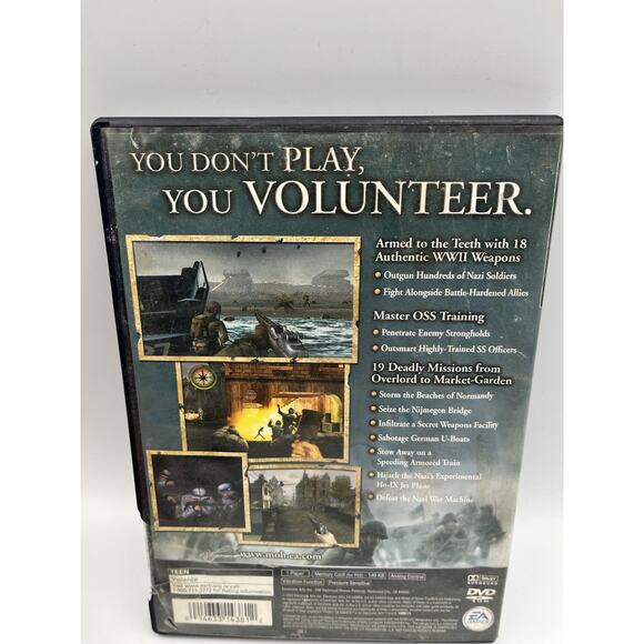 Medal of Honor: Frontline (Sony PlayStation 2, 2002) Complete In Box - Picture 2 of 8